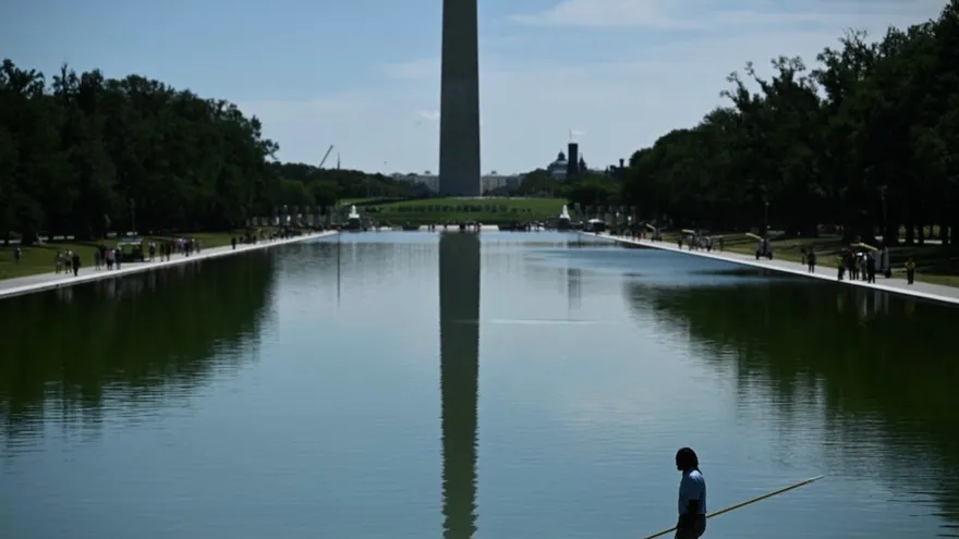 El estanque reflectante de Washington