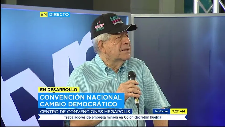 Arturo Vallarino apoya la renovación de Cambio Democrático