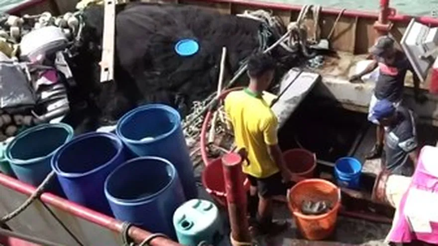 Nos fuimos al muelle Panamá a compartir con los pescadores