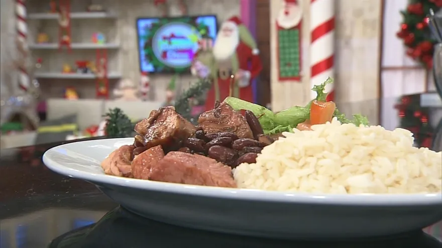 Receta - Porotos con Jamón Navideño