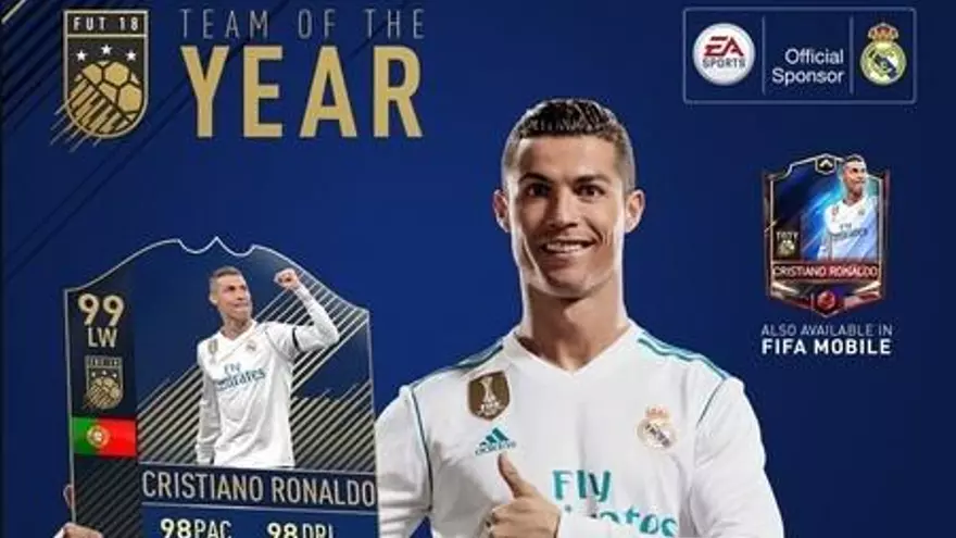 Ya está definido el equipo del año (TOTY) de FIFA 18