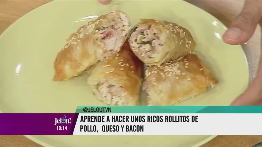 Prepara unos rollitos de pollo y bacon
