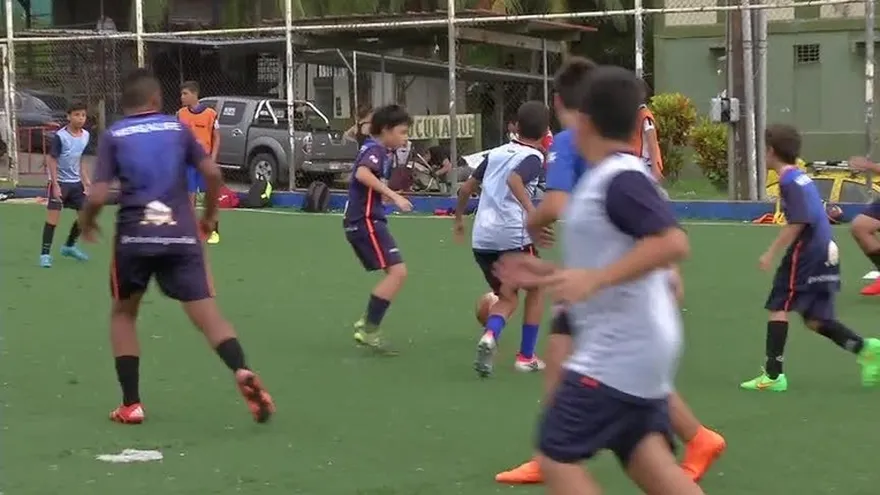Pequeños futbolistas que quieren llegar a la selección