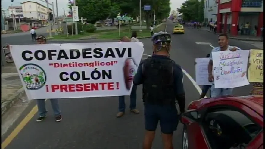 Protestas en el interior por fallo del dietilenglicol