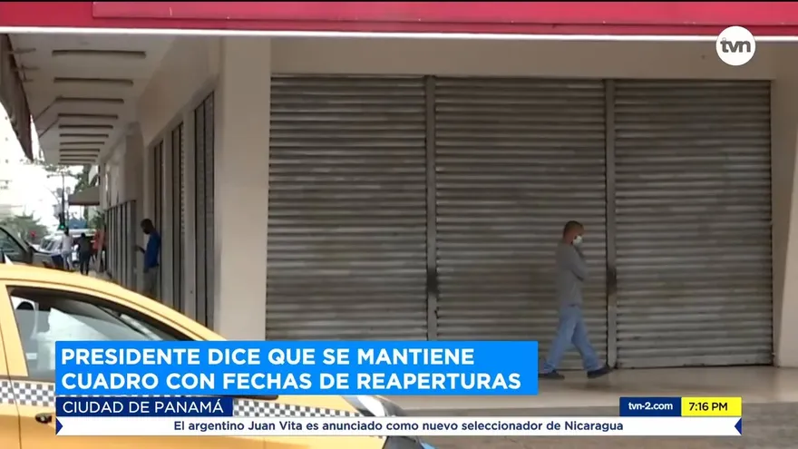 Presidente dice que se mantiene cuadro con fechas de reaperturas