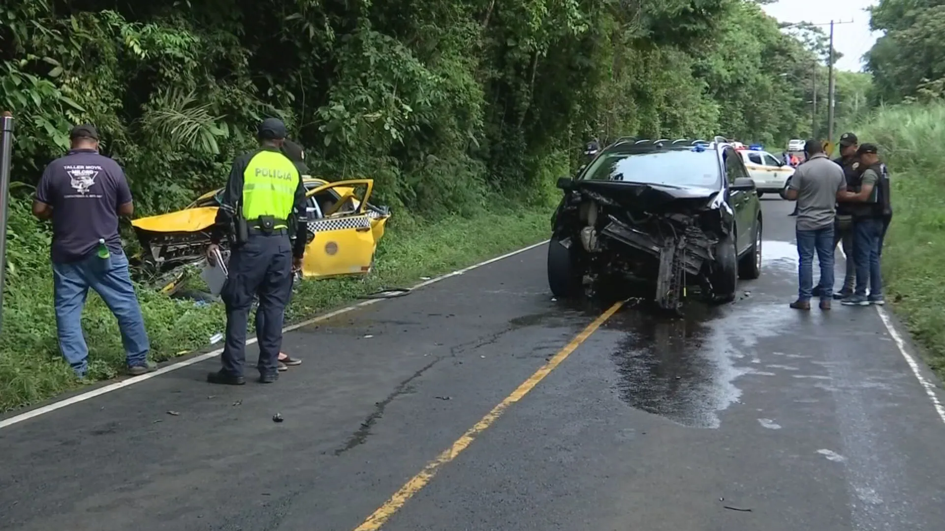Accidente de tránsito.