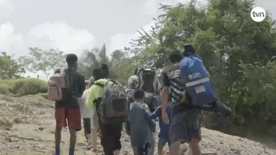El triste paso de los niños por la selva del Darién