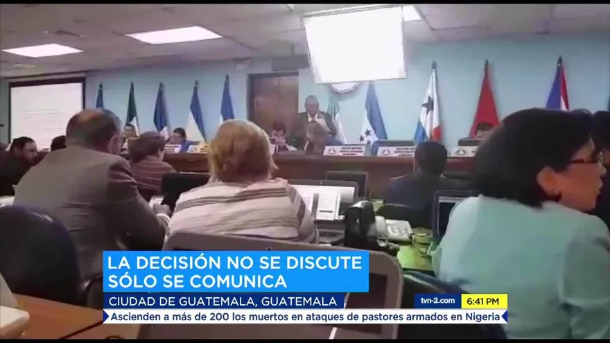 Parlacen conoce renuncia de Ricardo Martinelli