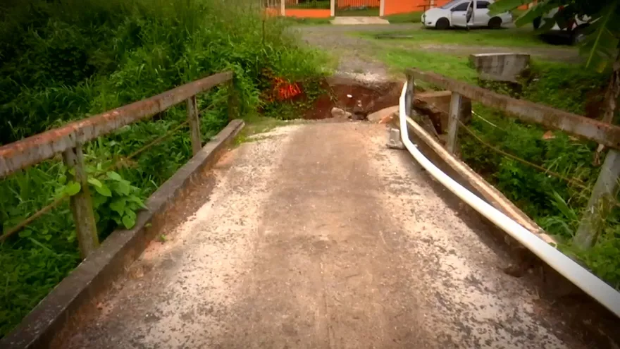 El puente de La Pesita en La Chorrera