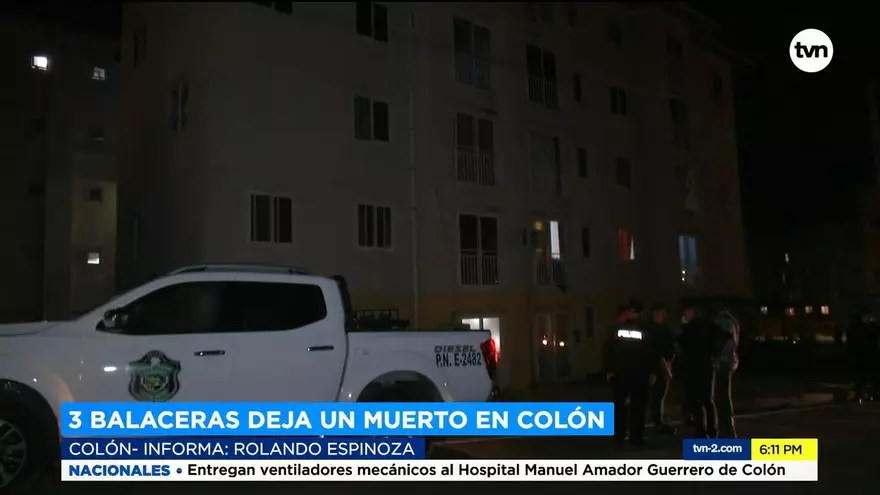 Un muerto y varios heridos dejan balaceras en Colón