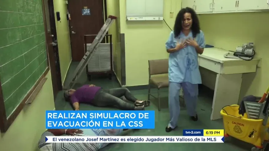 Realizan simulacro de incendio en el Complejo Hospitalario de la CSS