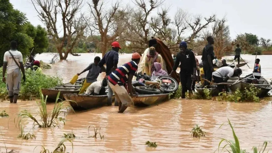 Lluvias torrenciales en Angola