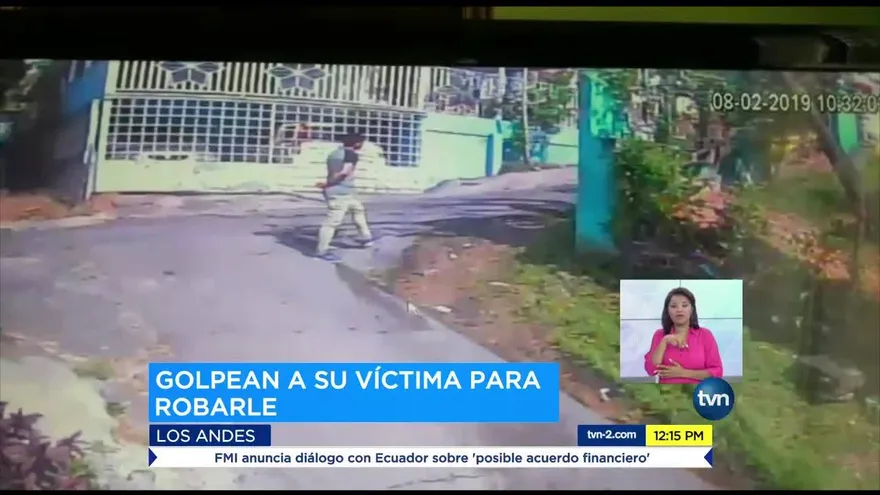 Golpean y roban a un hombre en Los Andes