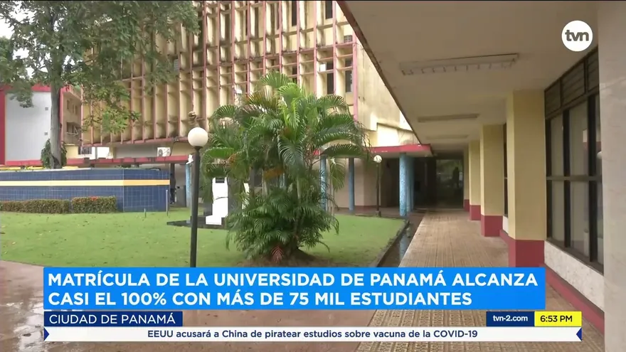 Matrícula de la Universidad de Panamá alcanza casi el 100%