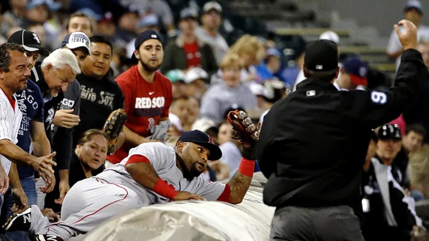 Sandoval lorgó una increíble atrapada