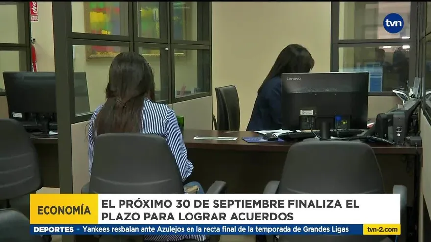 El 30 de septiembre termina plazo para llegar a acuerdos con los bancos