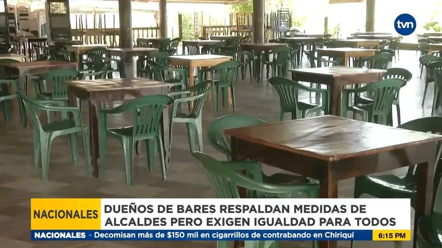 Dueños de bares y cantinas reaccionan a las medidas en Veraguas