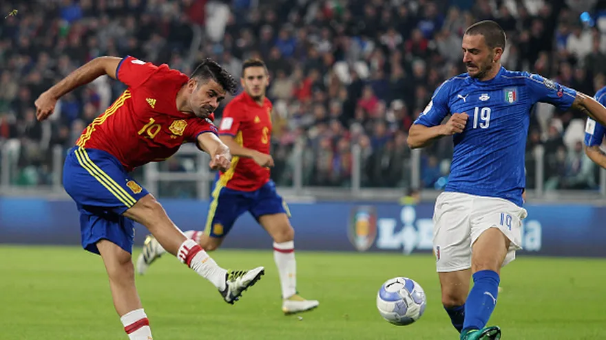 Italia y España empatan en la clasificación para el Mundial 2018
