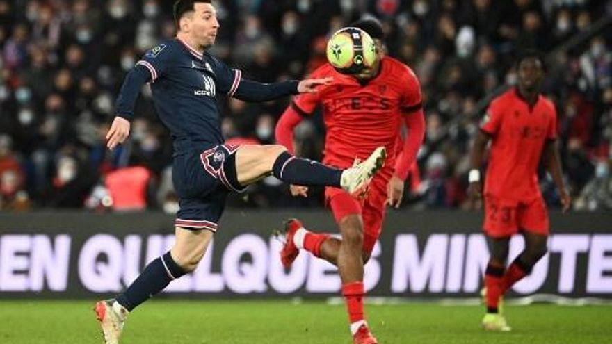Messi no pudo contra el Niza