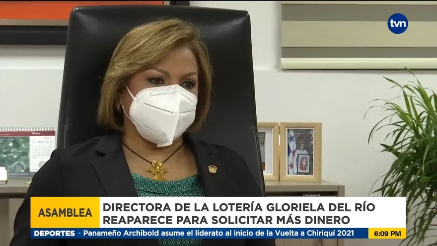 Directora de la Lotería reaparece para pedir partida para vehículos