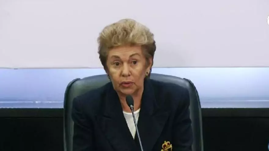 La expresidenta Mireya Moscoso.