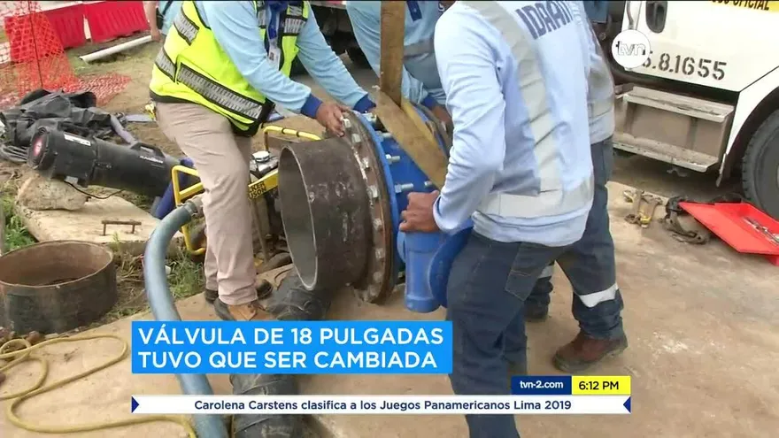 Comunidades en Panamá sufrieron baja presión de agua por trabajos del Idaan