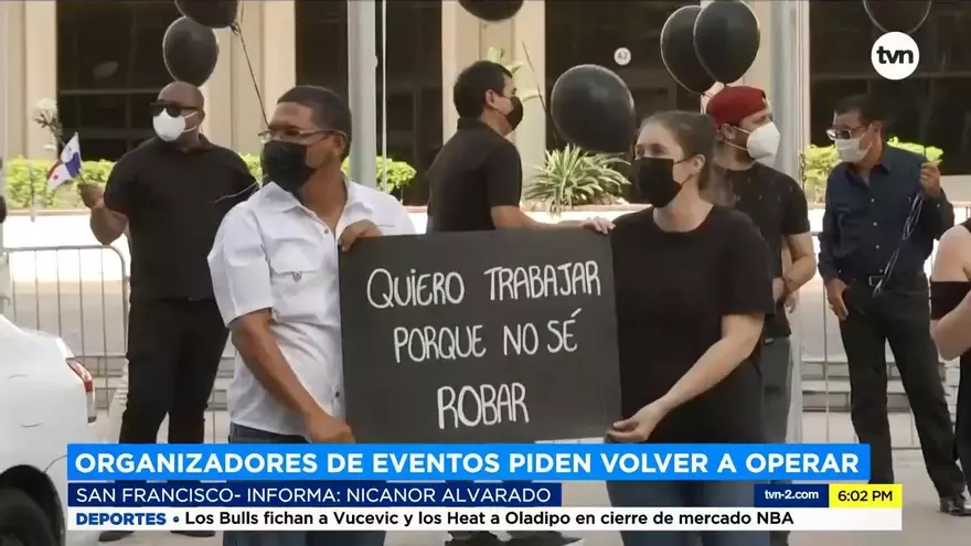 Gremio de organizadores de eventos protesta en Atalapa