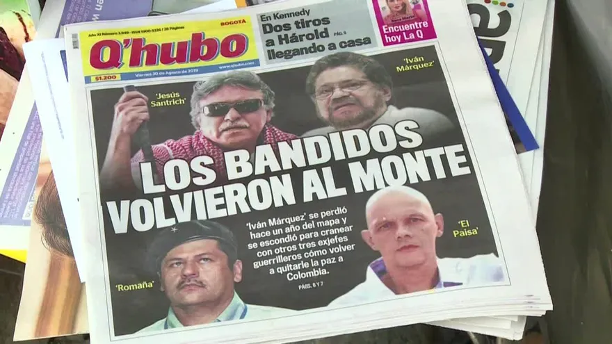 Tristeza y decepción de colombianos, tras anuncio de exguerrilleros disidentes