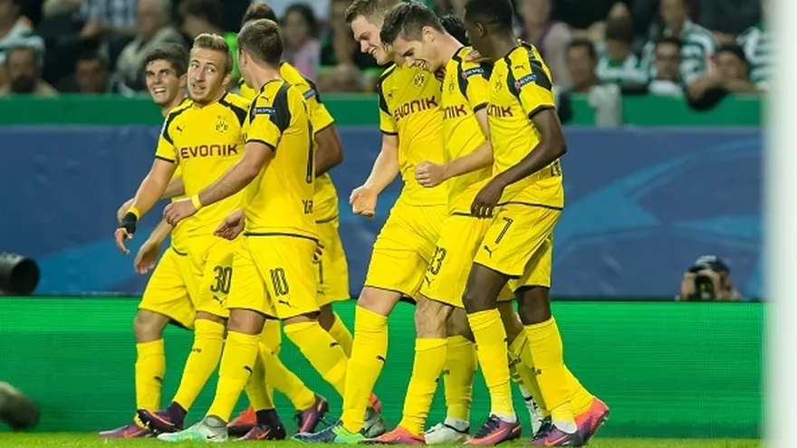 El Borussia Dortmund está igualado con el Real Madrid en el primer puesto del grupo F