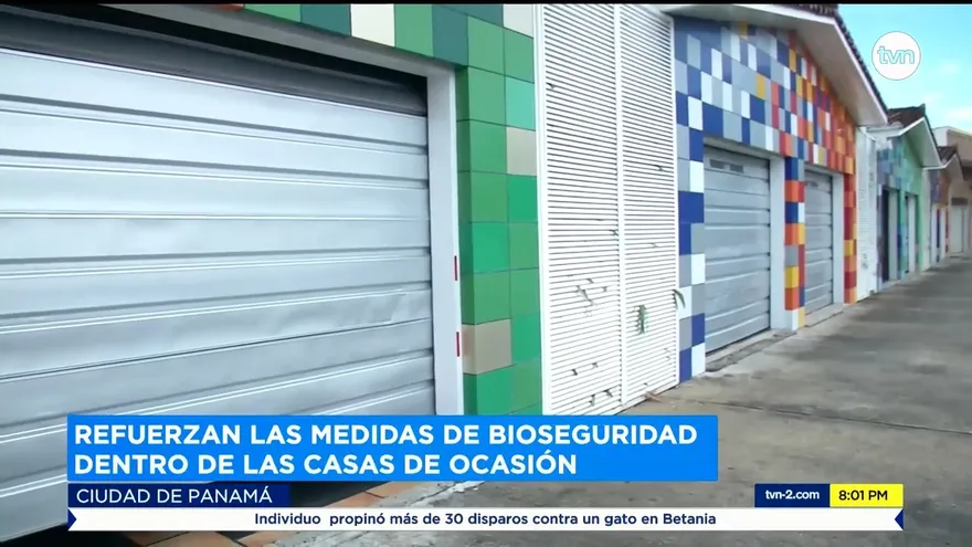 Refuerzan medidas de bioseguridad dentro de casas de ocasión
