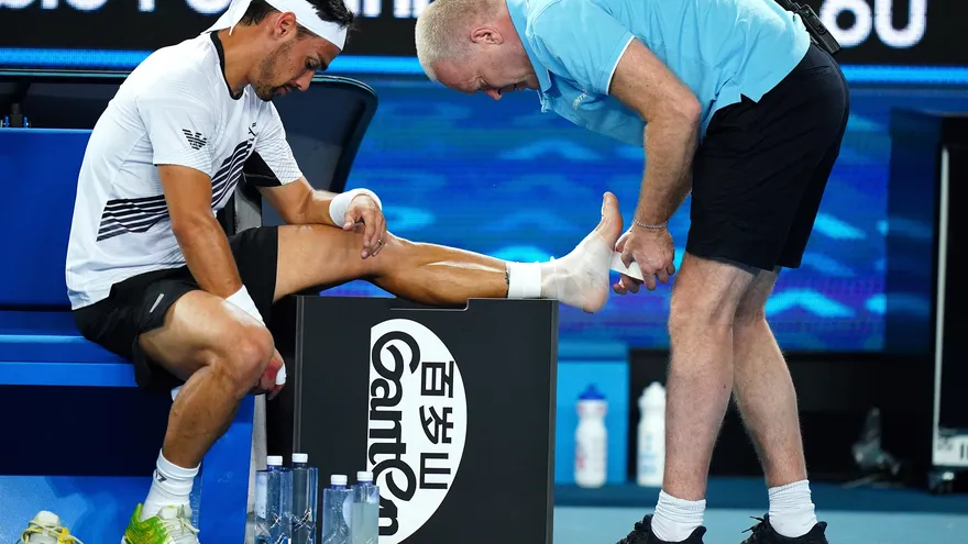 Fabio Fognini aprovecha el parón para operarse los dos tobillos