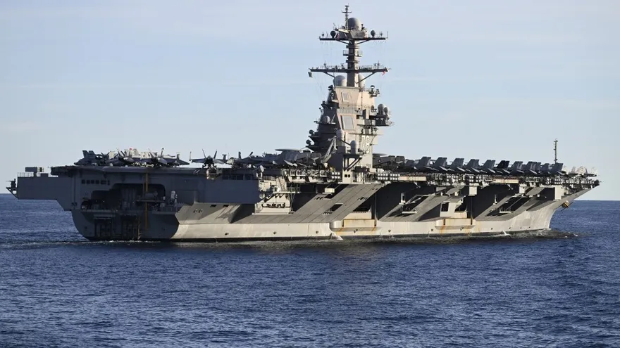 EEUU envía al más grande de sus portaviones y su flotilla acompañante al Caribe