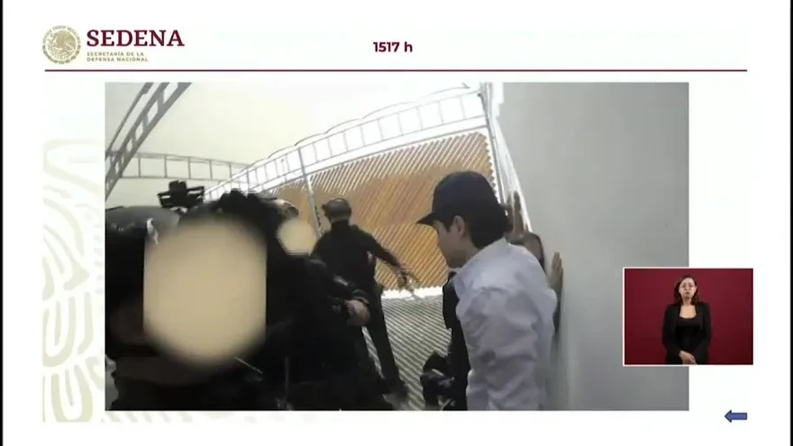 El gobierno de México difunde video de la detención de hijo del Chapo