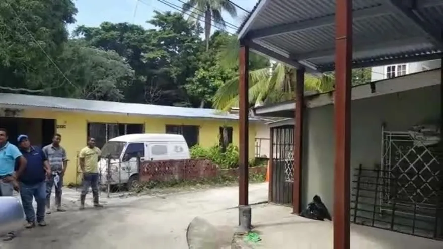 Bomberos intentan retirar panal de abejas