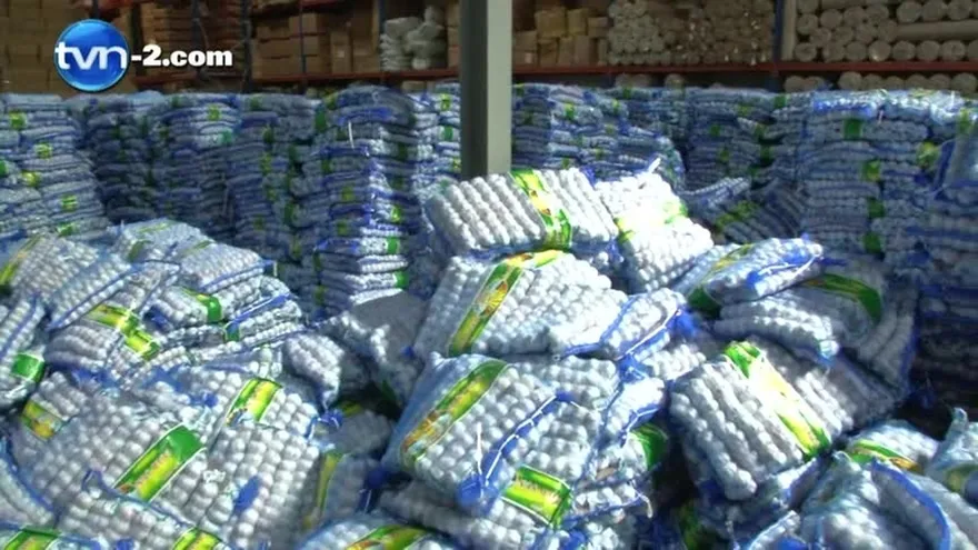 Decomisan ajo exportando desde China