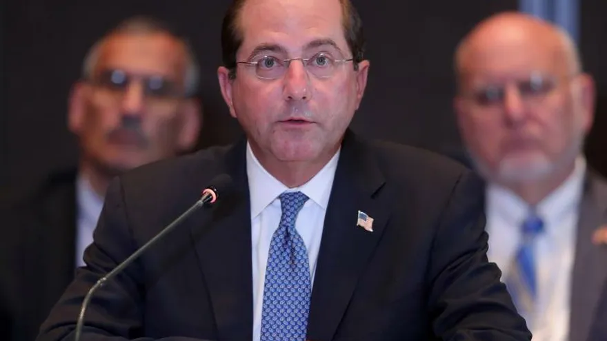 El secretario de Salud de Estados Unidos, Alex Azar.