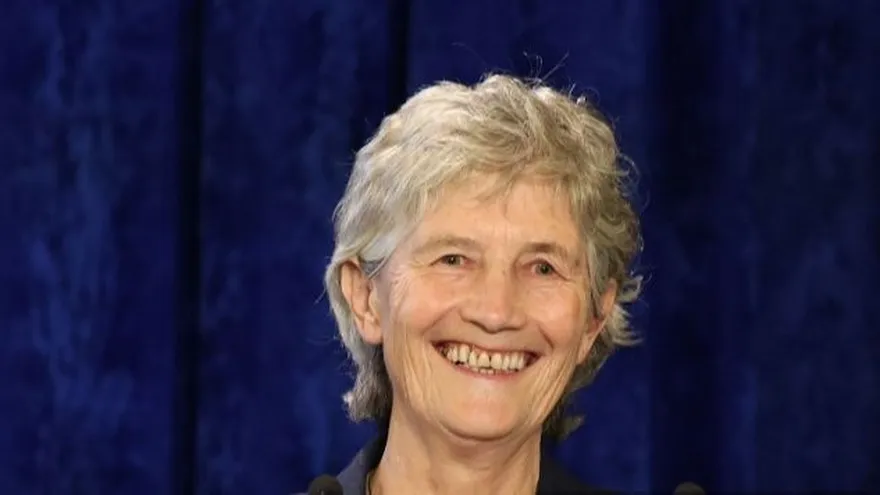 La candidata independiente de izquierda Catherine Connolly.