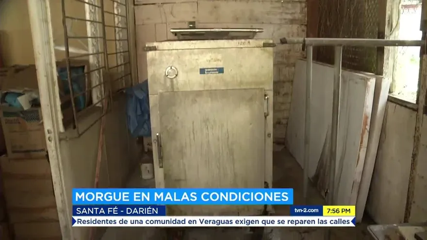 Denuncian malas condiciones de morgue en Darién