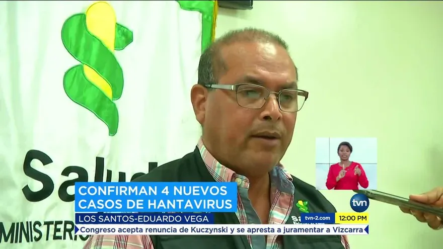 Reportan 4 nuevos casos de hanta virus en Los Santos