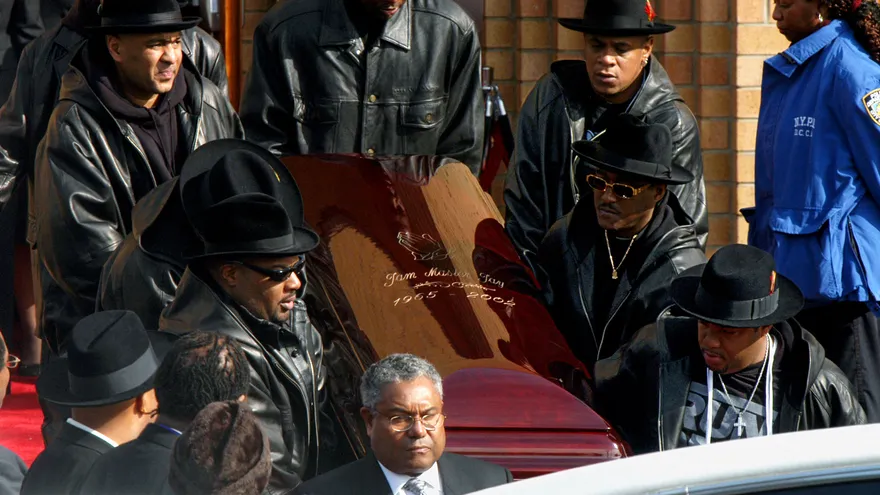El ataúd de Jam Master Jay