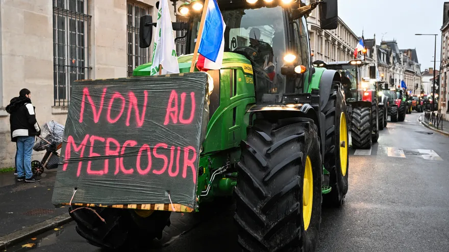Protestas en Francia contra el U-Mercosur