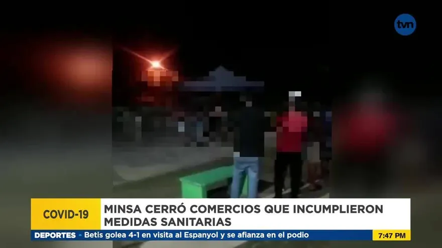 Cierran locales por el incumplimiento de los aforos y medidas de bioseguridad