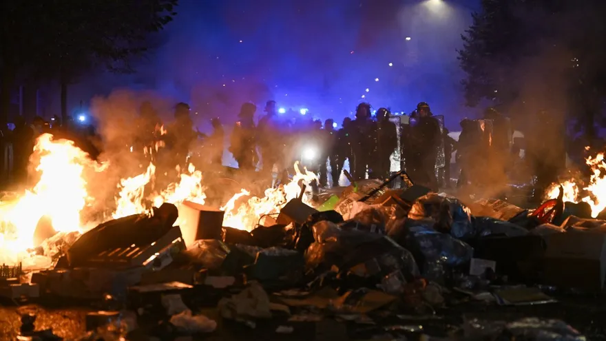 Fuertes manifestaciones en Francia.