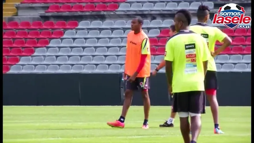 Entreno de la Selecci