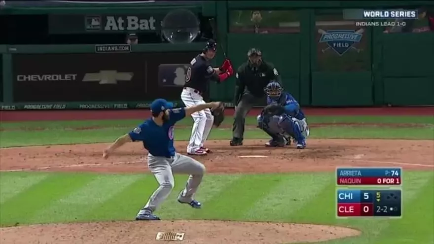 Indios de Cleveland vs. Cubs de Chicago: Juego 3 de la Serie Mundial