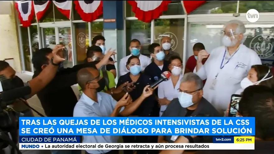 Se instala mesa de diálogo en la C.S.S. tras las quejas de los médicos intensivistas