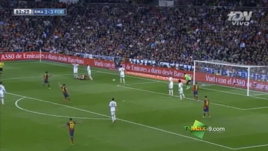 Messi hizo el 4-3 para el Barcelona frente al Real Madrid