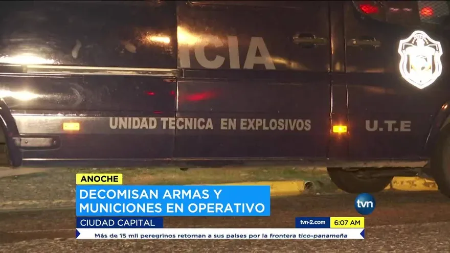 Decomisan armas y municiones en edificio en Bethania