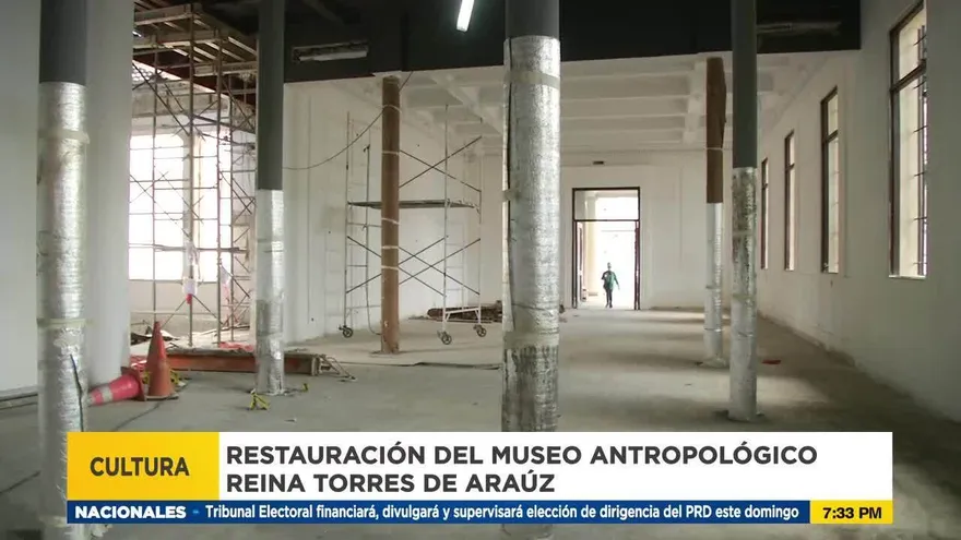 Museo Antropológico Reyna Torres de Araúz muestra los avances de su restauración