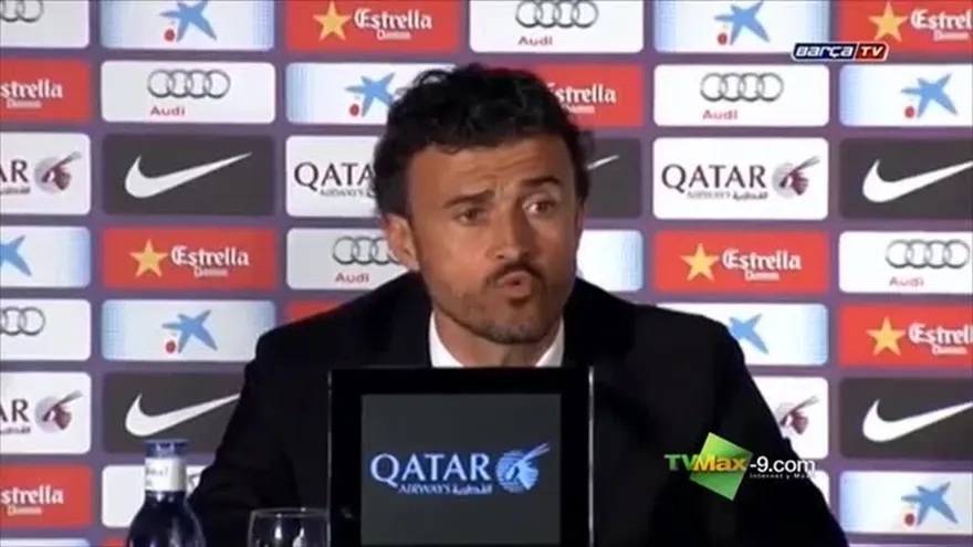 Luis Enrique: "Estoy encantado de tener al mejor del mundo"